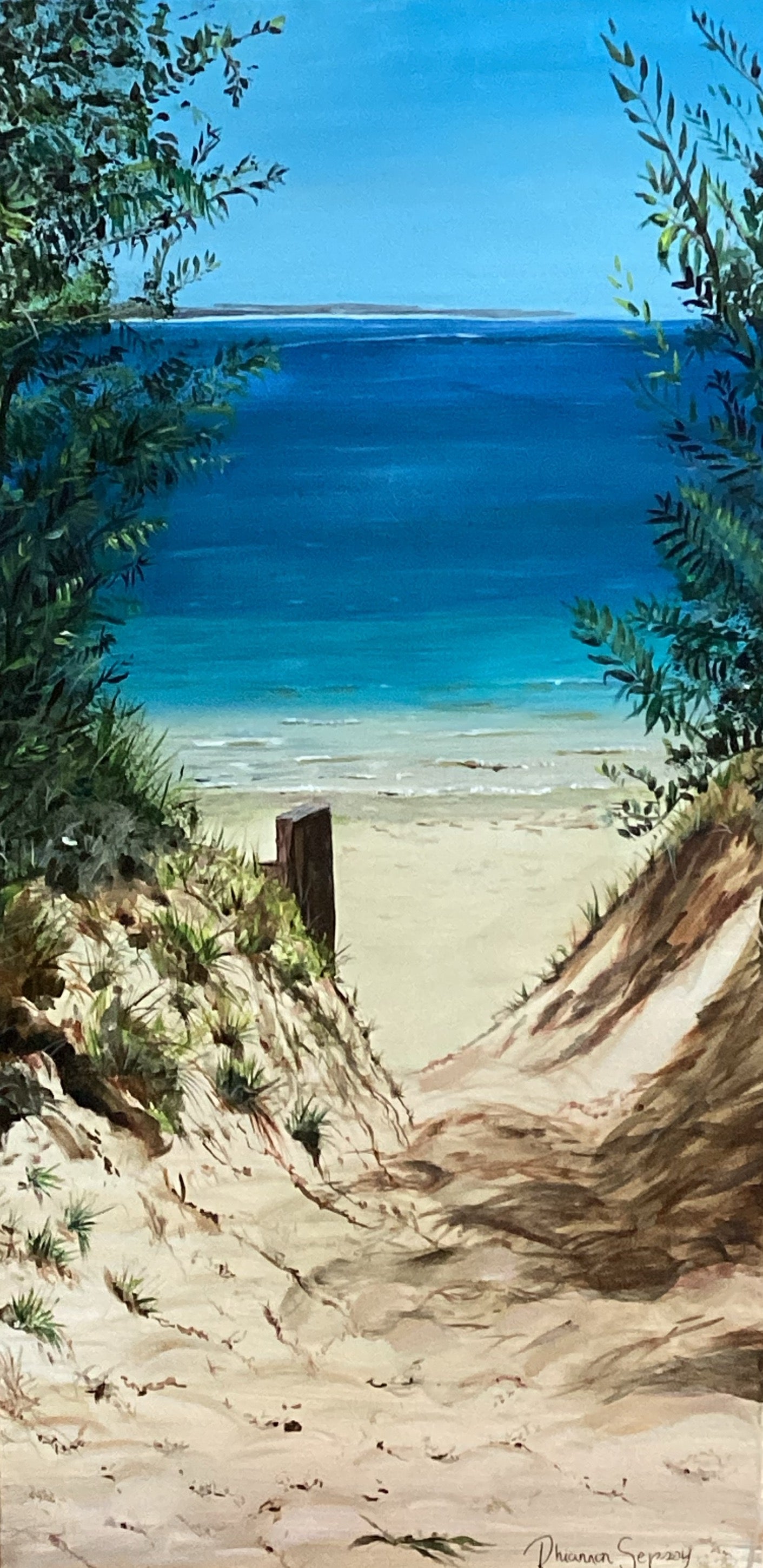 "Pathway to Turquoise" By Rhiannon Sepssy